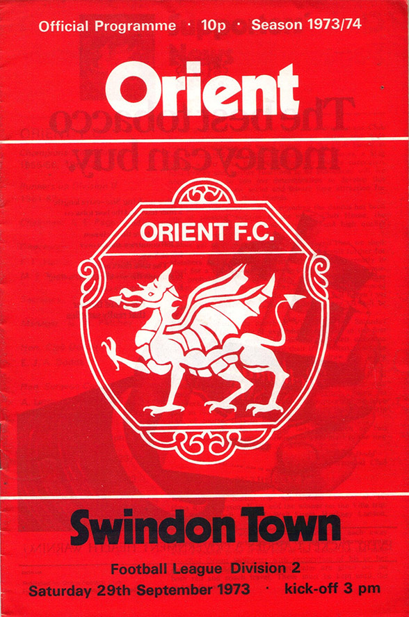 <b>Saturday, September 29, 1973</b><br />vs. Orient (Away)